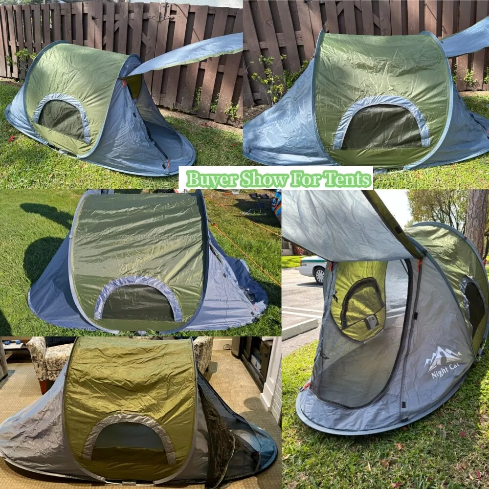 Pop-Up 1 Person Solo Backpacking Tent Lightweight Waterproof Hiking Travel