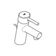 thumbnail image 3 of Grohe Concetto 34270ENA Single Hole Single-Handle S-Size Bathroom Faucet 1.2 GPM in Grohe Brushed Nickel, 3 of 3