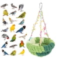 thumbnail image 1 of Cama Nido Para Pájaros, Cálida Y Acogedora, Suave Felpa, Comodidad Mejorada Para La Cría De Loros, Columpio Interior, 1 of 7
