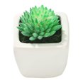 thumbnail image 2 of Simulación de plantas suculentas suministros de diseño creativos de bricolaje accesorios para arreglos florales fabricantes de flores de simulación plantas de simulación A2 flocado verde, 2 of 5
