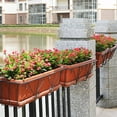 thumbnail image 3 of Support de Treillis pour Balcons Jardinière Pot de Fleurs Support Robuste en Fer Forgé Anti-Rouille Clôtures Ou Rampes, 3 of 6