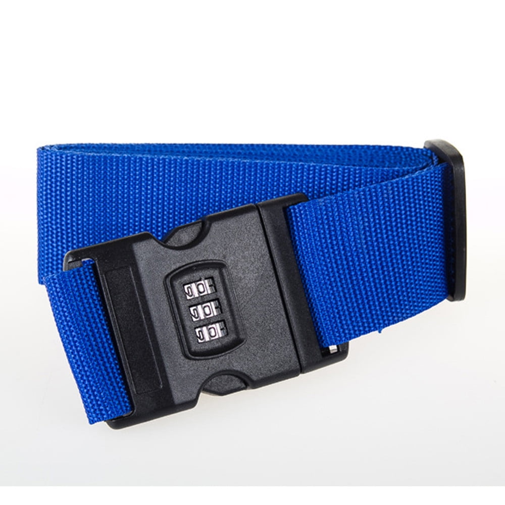 Adjustable Suitcase Combination Luggage strap Travel Baggage Tie Down Belt Lock