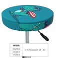thumbnail image 2 of Superhero Dinosaur Adventure Round Bar Stool Seat Covers, Elastic Round Chair Cover Stool Seat Slipcover Bar Stool Cushions Round Pad for 12-14 inch, 2 of 5