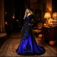 thumbnail image 4 of XinghaiYIDE Witch Dress for Women,Halloween Vampire Treehouse Thorns Witches Gothic Maxi Mesh Dresses, 4 of 4