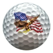 GBM Golf American Flag Golf Ball Assortment – 12 Designs – 12 Pack Patriotic Set