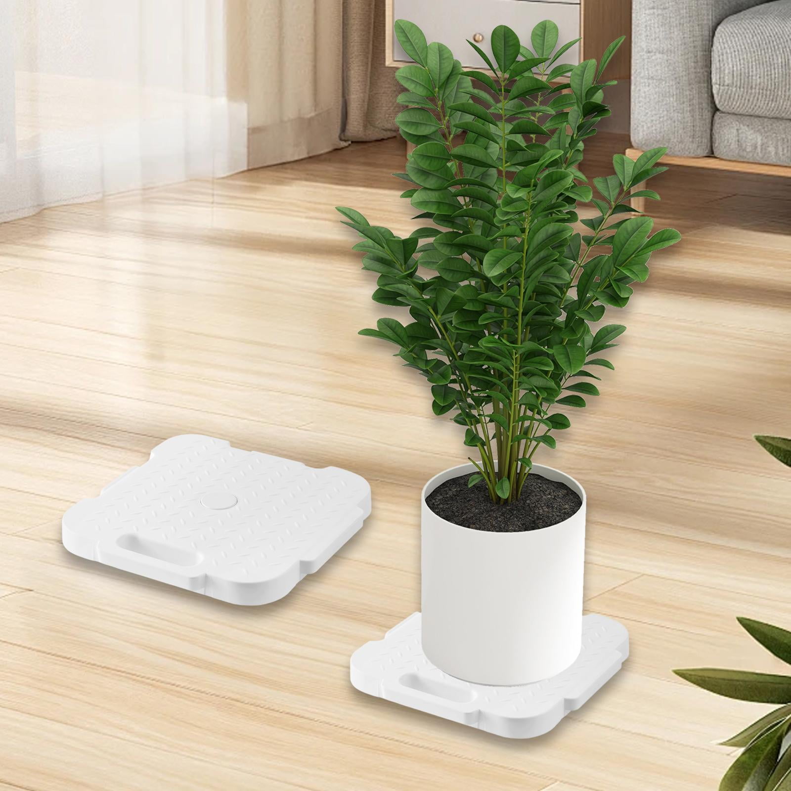 JISADER Furniture Dolly Panel with 360 degree Rotatable Wheels for Appliances Piano Fridge white