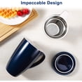 thumbnail image 4 of Tea Cup with Lid, Tea Infuser Cup, 500ml 16oz Mug, Tea Cup with Stainless Steel Filter, Tea Cup with Infuser, Tea Mugs with Infuser and Lid, Tea Gifts for Tea Lovers, Tea Infuser Mug - Navy Blue, 4 of 7