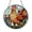 Acrylic 3.5 Inch, variant on Barnyard Rooster Decorative Window Hanging, Stained Glass Inspired Farm Animal Art Panel for Home