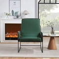 thumbnail image 4 of Modern Armchair,Chair Comfy Chair With Removable Cushion Vanity Chair With Storage Bag For Living Room Room Chair For Living Room Bedroom Office Green, 4 of 9