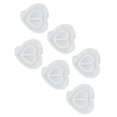 thumbnail image 4 of Lashes Pigment Holder, Heart Shape  Disposable Eyelash Extension Glue Ring  For False Eyewinker Tools White, 4 of 8