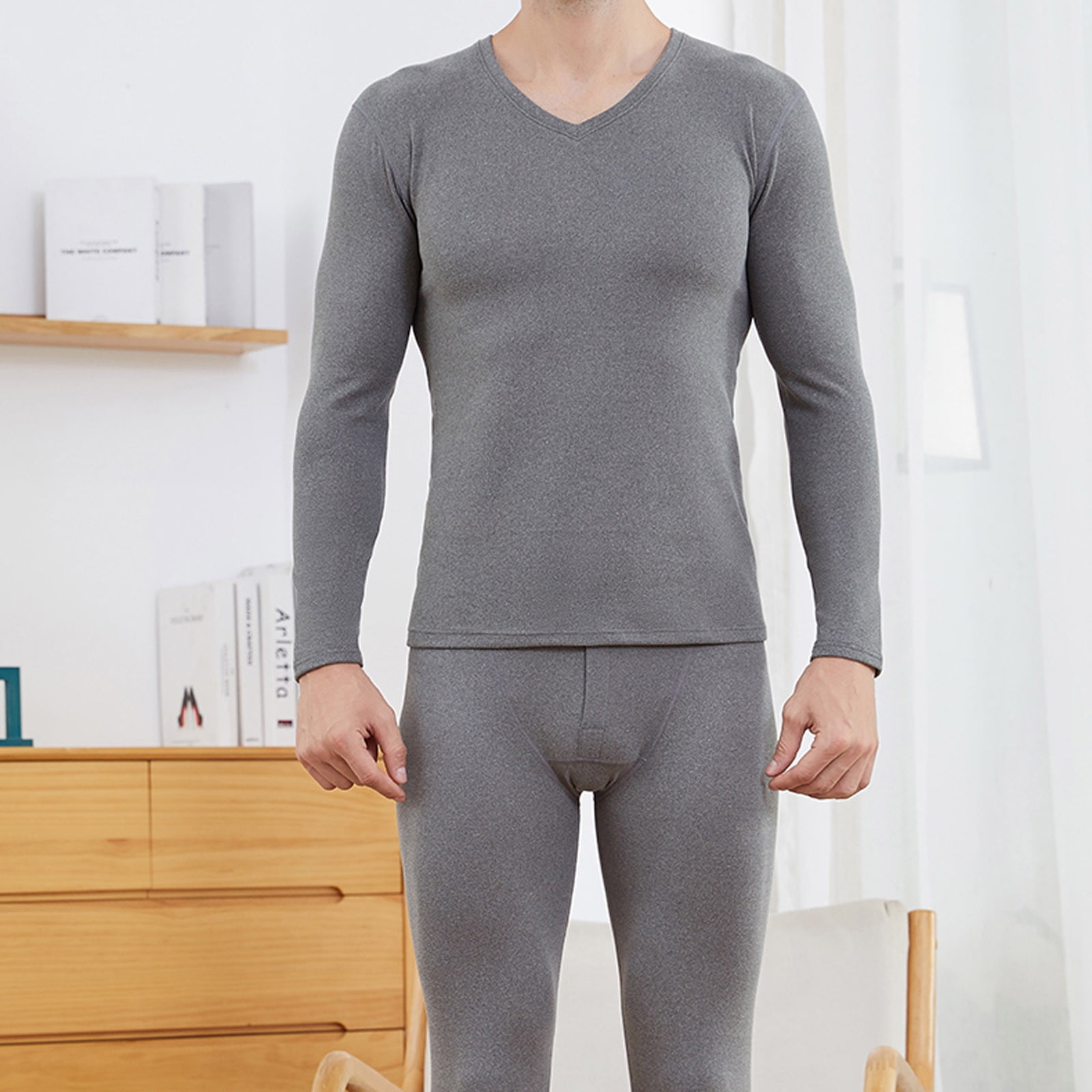 Sous-vêtements Thermiques Hommes Pull Décontracté Manches Longues