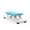 Blue + ABS+Rubber+Steel (Q235)+1, variant on TENGDA Black Indoor Ski Workout Equipment Full-Body Sliding Ski Simulator with Non-Slip Base & Resistance Bands