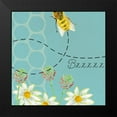 thumbnail image 2 of Longley, Alicia 12x12 Black Modern Framed Museum Art Print Titled - Honeybee Hive II, 2 of 5