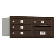 thumbnail image 3 of Salsbury Industries 3703D-04ARU Mailbox with 4 MB1 Doors in Aluminum - Rear Loading USPS Access, 3 of 4