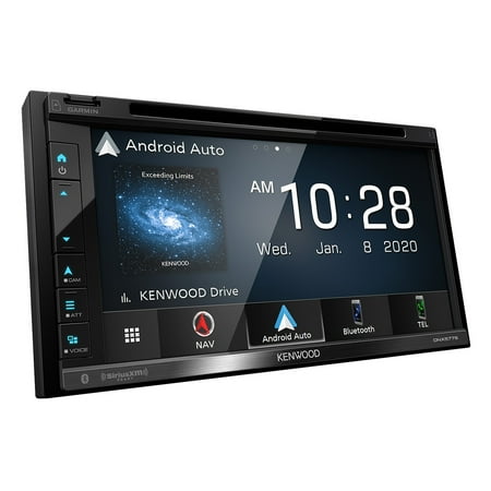 Kenwood - 6.8" Navigation Receiver - Black