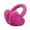 Hot Pink, variant on Heart-Shaped Plush Earmuffs for Women Winter Solid Color Ear Protection Keep Warm Head-Mounted Fluff Earmuffs White