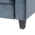 thumbnail image 2 of Small Chenille Loveseat – Comfortable Sectional Couch for Living Room, Bedroom, Office, Modern Design, 2 of 10