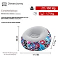 thumbnail image 3 of Sillón Inflable Bestway Puff Aterciopelada Diseño Floral Multicolor, 3 of 4