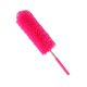 thumbnail image 1 of Injueey Plumero con mango de PP antideslizante y cabezal de microfibra de alto alcance extensible, plumero Flexible para eliminar el polvo Suministros de limpieza para el hogar Rosa roja Injueey JJ15939-03, 1 of 6
