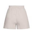 thumbnail image 7 of fartey Plus Size Shorts for Women Casual Summer Elastic Waist Drawstring Shorts Loose Solid Color Lightweight Soft Short, S-5XL, 7 of 7