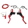 thumbnail image 2 of Universal Motorcycle Brake Lever Set 7/8" 22mm Handlebar  Hydraulic Master Cylinder Replacement, 2 of 7