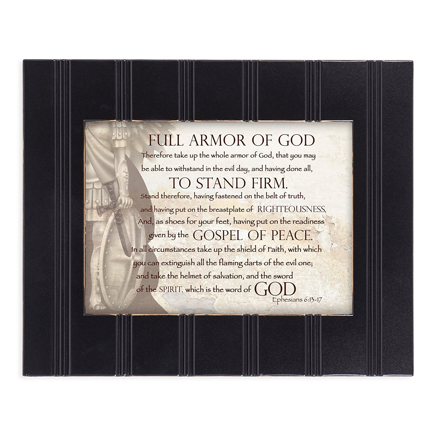 Decorative Armor of God Ephesians 6:13-17 Desk Plaque 