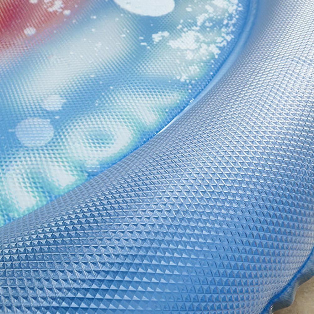 Pet Water Bed Extra Large Floating Water Mat for Dogs, 41 x 29 Cooling Pet Bed with Surfing Corgi Design, PVC Pool Float for Summer, Up to 25 kg, Includes Pump