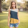 thumbnail image 2 of YDFCWXW Girl's Sports Tank Tops, Summer Comfortable Quick-Dry T-Shirts, Funny Sleeveless Shirts (Yellow, L), 2 of 5