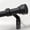 Matte Black, variant on Warm Gold Curtain Rods for Windows 66 to 120 Adjustable Length Heavy Duty 1" Diameter Brass Window Curtain Rod with Solid Metal Finials for Outdoor Farmhouse Bedroom Kitchen Living Room