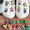 thumbnail image 4 of 34 Pcs Cartoon Mario Shoe Charms for Clog Sandals, Cute Shoes Decoration Charms for Teen Adults, 4 of 4