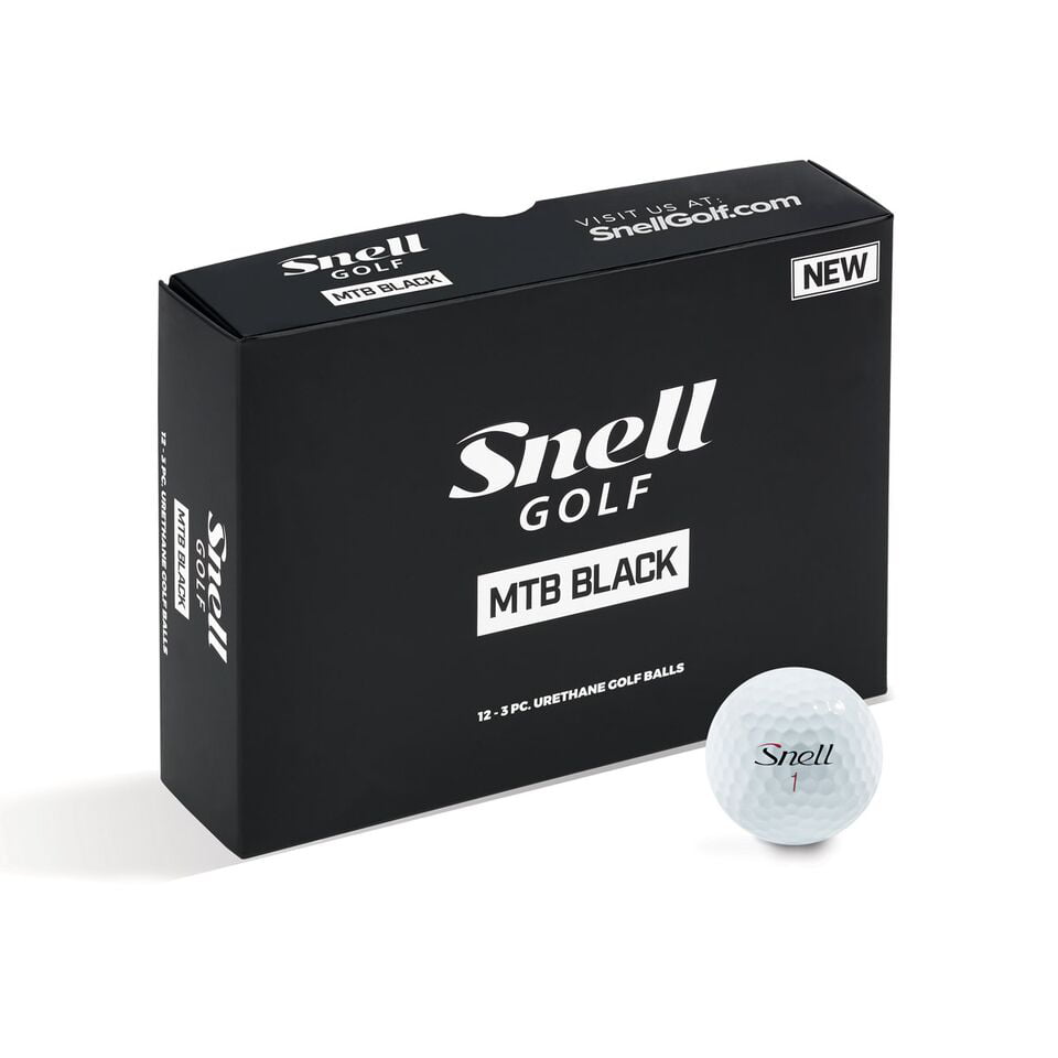 Snell Golf MTB Black Golf Balls, 12 Pack - Walmart.com