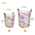 thumbnail image 3 of Fotbe Donuts and Coffee Cesto de Ropa con Asas, Cesto Impermeable de Gran Capacidad, Bolsa de Lavado para Dormitorio, Cesto de Ropa con Ruedas y Asas-Small, 3 of 6