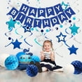 thumbnail image 5 of Hiija Happy Birthday Party Banners, Blue, 20cm, 5 of 6