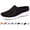 Black, variant on 2026 Women's Breathable Knit Slip-On Walking Shoes Orthopedic Slide on Backless Tennis Sneakers Loafers Casual Slip on Mules Flats Memory Foam Slip in Clogs Summer Arch Support Ladies Dressy