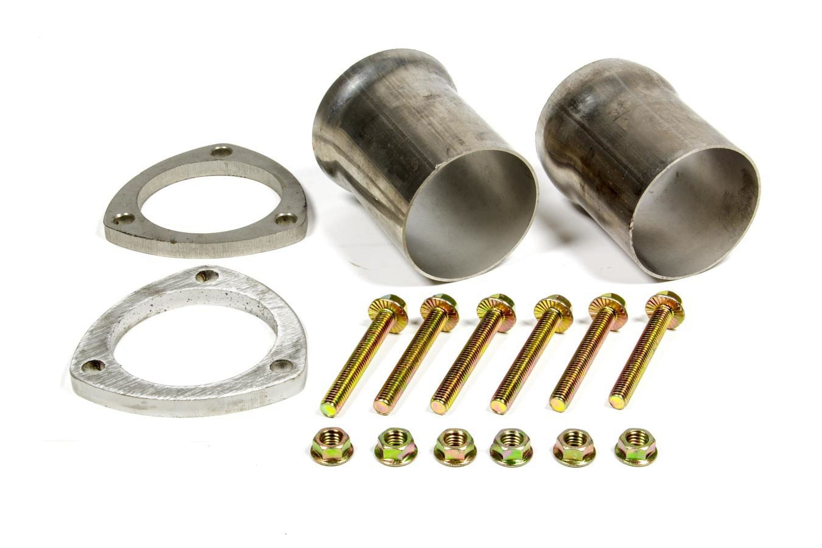 Hedman 3in Ball & Socket Flange Kit Stainless
