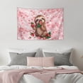thumbnail image 5 of SEANATIVE Strawberry Sloth Wall Tapestry for Bedroom Small Tapestry for Living Room Pink Wall Hanging Tapestry Decorative Mini Dorm Room Tapestry Small Wall Hanging Tapestry, 5 of 6