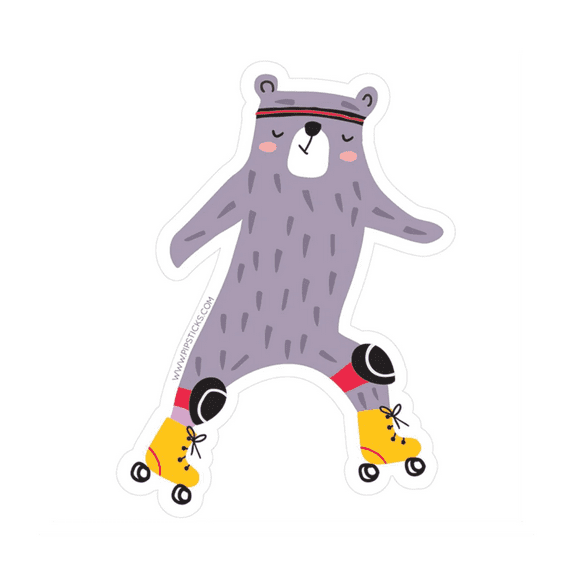 Vinyl Sticker: Disco Roller