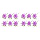 thumbnail image 4 of Flores de lirios artificiales Advancent 6 piezas PVC decorativas, 4 of 6