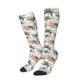 thumbnail image 2 of Balery Flamingo Palm Trees Fun Novelty Socks Men'S Women'S Crew Socks Funny Crazy Novelty Socks Quirky And Cool Socks, 2 of 9