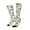 1 Black, variant on Women Crew Soft Moisture-wicking Socks Flamingo Palm Trees Pattern Design Cotton Socks, One Size fit All