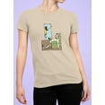 thumbnail image 2 of Beauty And Couch Potato. T-Shirt Women -Wilfred Hildonen Designs, Female Medium, 2 of 4