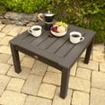 thumbnail image 3 of Highwood Adirondack Side Table - 24" W x 24" L x 16" H, Outdoor, Eco-friendly, Synthetic Wood, 3 of 8