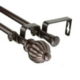 thumbnail image 1 of Rod Desyne 5702-487D Pumpkin Double Curtain Rod 48""-84"" Cocoa, 1 of 4