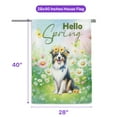 thumbnail image 5 of Border Collie Hello Spring Time Flower Floral Nature House Flag 28x40in Double Sided Borders Dog Lovers Gifts Idea Outdoor Decor - 02031, 5 of 5