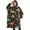 DarkBrown Cartoon Dinosaurs-1, variant on Oversized Wearable Blanket Hoodie,DarkBrown Cartoon Dinosaurs Colorful Plants Pattern Sherpa Blanket Hoodie with Super Pockets,Super Warm Fuzzy Pullover for Women & Men