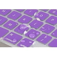 thumbnail image 3 of Mosiso - Keyboard Cover Silicone Skin for MacBook Air 13" and MacBook Pro 13" 15" 17" (with or w/out Retina Display 2010-2015 Years), Purple, 3 of 3