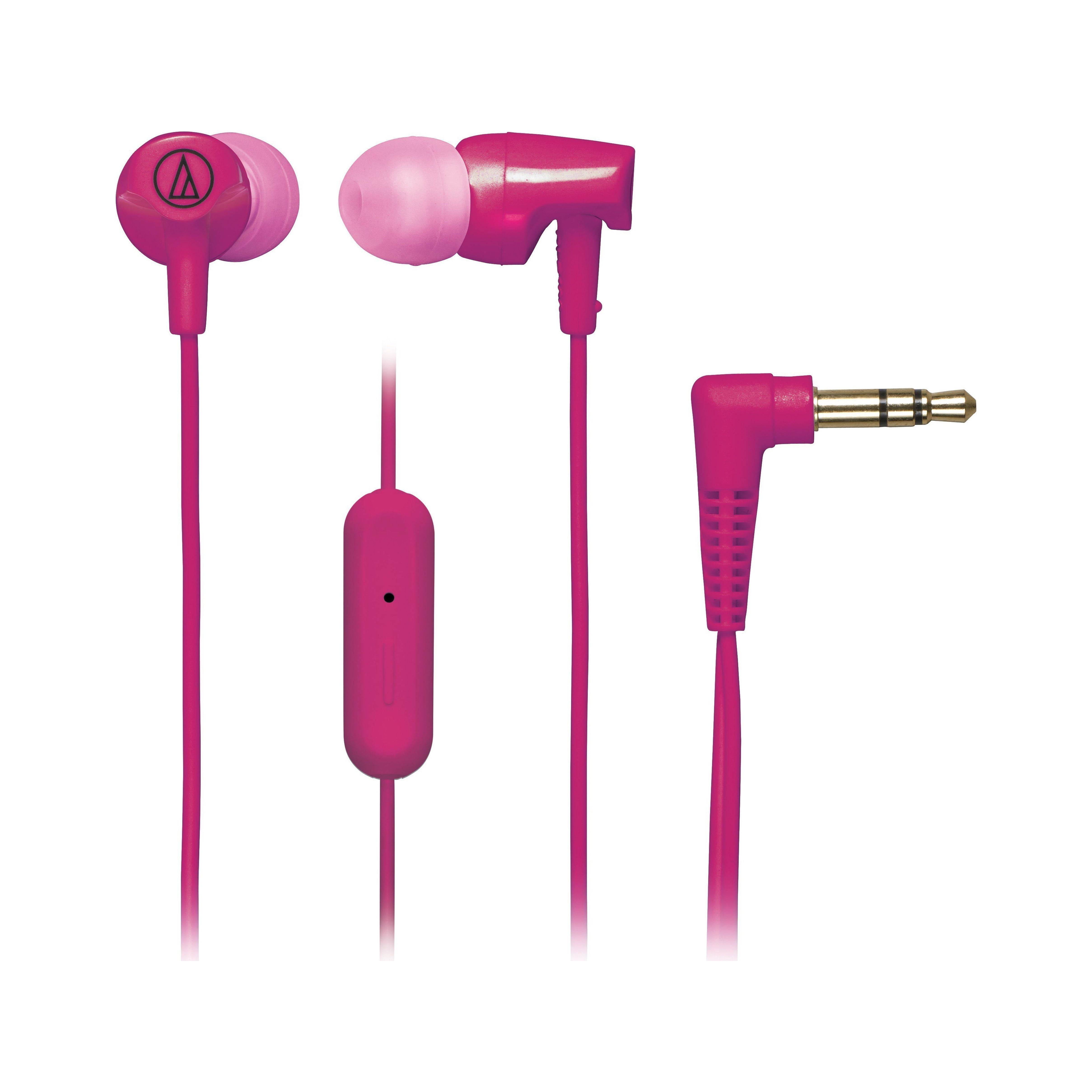Audio Technica In Ear Headphones Pink ATH CLR100is