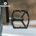 thumbnail image 3 of ROCKBROS MTB Pedals Mountain Bike Pedals with Reflector Non-Slip Lightweight Aluminum Alloy Platform Bicycle Pedals 9/16" for BMX Road Bike e-Bike, 3 of 10