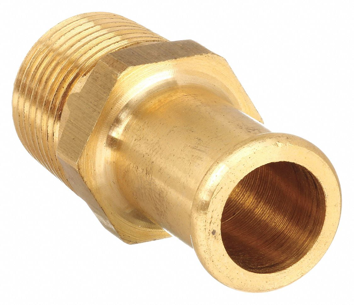 NEW BRASS 3/8 IN FNPT X HOSE BARB STRAIGHT FITTING FOR 3/8 IN ID HOSE NIB 