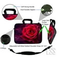 thumbnail image 3 of LSS 13.3 inch Laptop Sleeve Bag Notebook with Pocket, Soft Handle & Removable Shoulder Strap for 12" 12.1" 13" 13.3" - Pink Rose Floral Flower, 3 of 3